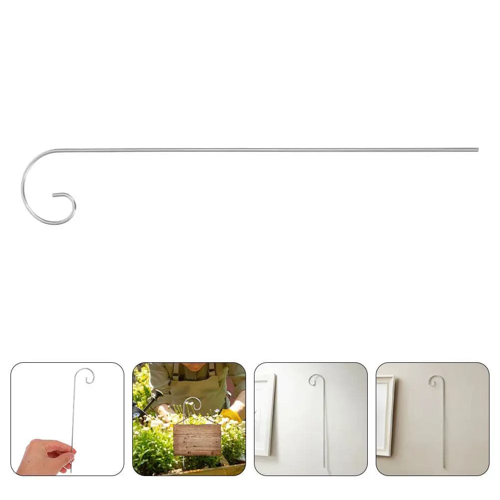 20 Pezzi Ganci da Giardino per Esterni, Robusti Supporti in Metallo per Etichette Piante, Portaetichette Resistenti per Decorazioni Floreali da Giardino