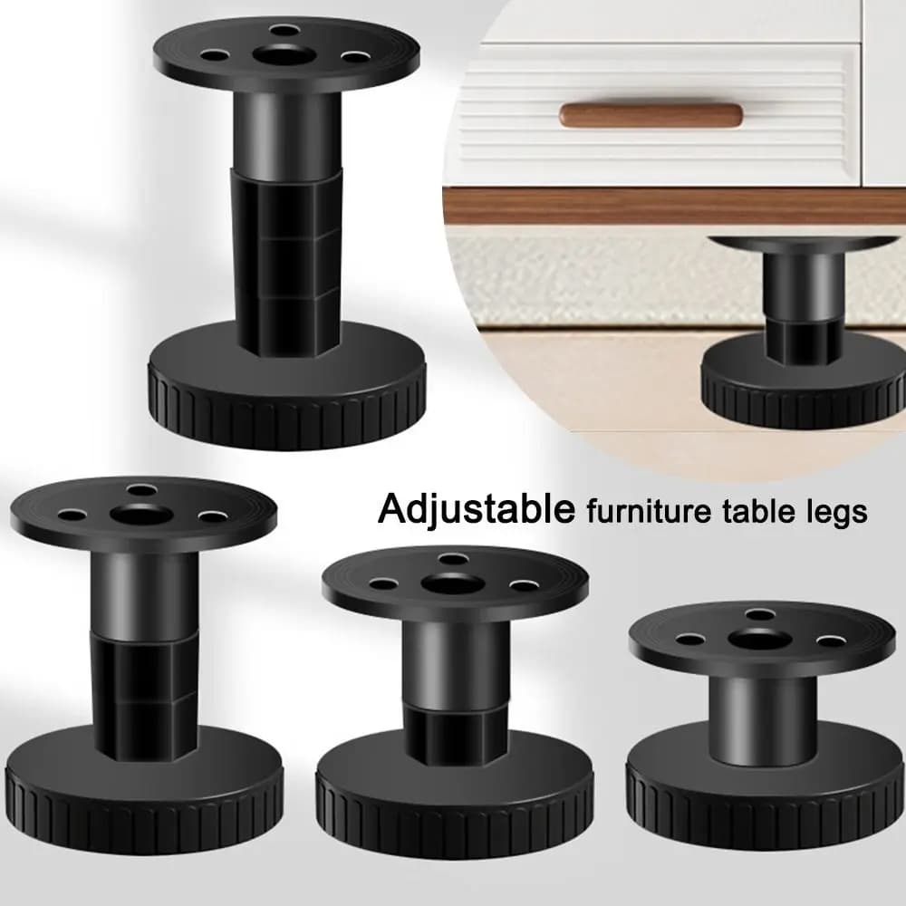 Piedini per mobili in metallo Gambe per mobili Gamba per scatola portaoggetti per comodino antigraffio resistente all'usura per hardware per mobili per armadio divano