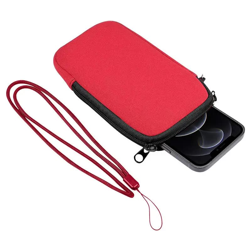 Borsa Universale per Cellulare con Cerniera, Custodia Antiurto Impermeabile, Borsa da Viaggio, Porta Telefono