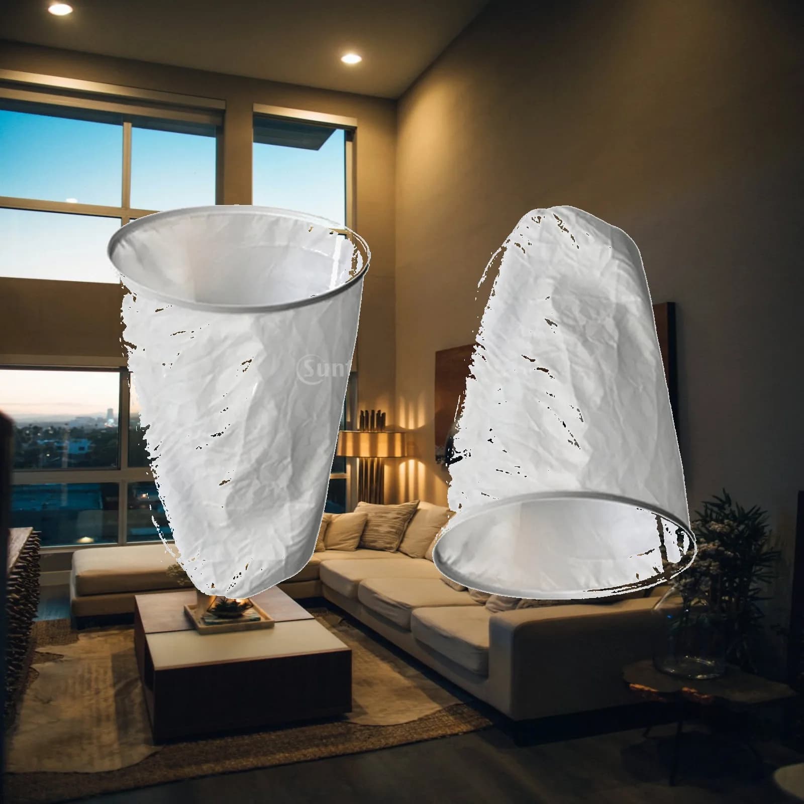 Dust Collector Bag with Steel Band Reinforced Upper and Lower Dust Bag Set Long-Lasting Tear-Resistant for Woodworkers