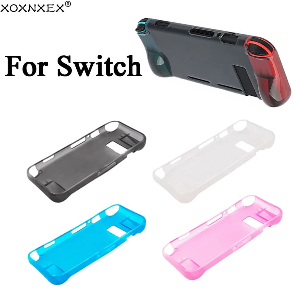1 Pezzo Custodia Protettiva Morbida in TPU con Impugnatura per Controller e Console Nintendo Switch, Cover per Joy-Con NS