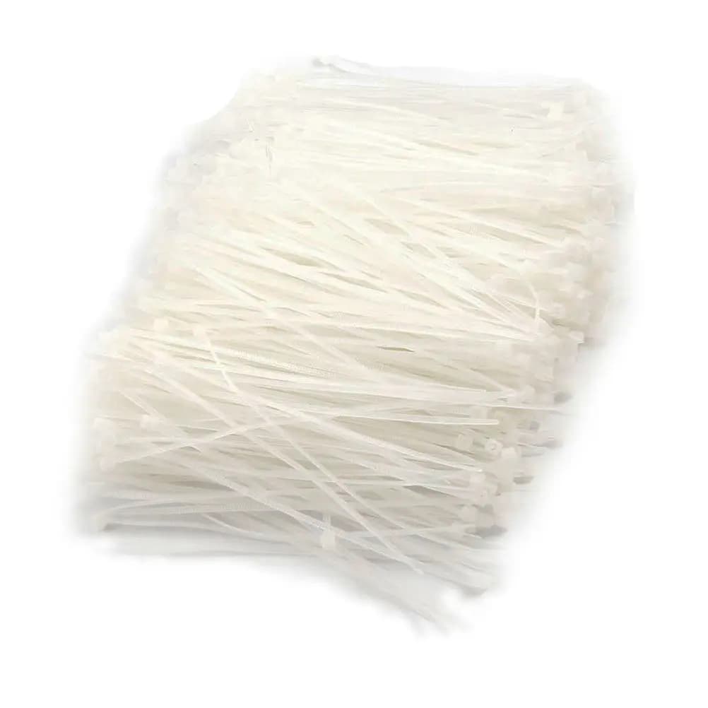 200Pcs 200Mm X 20Mm Black Self Locking Cable Ties Easy Insertion Internal Teeth Polyamide Strong Nylon Cable Ties
