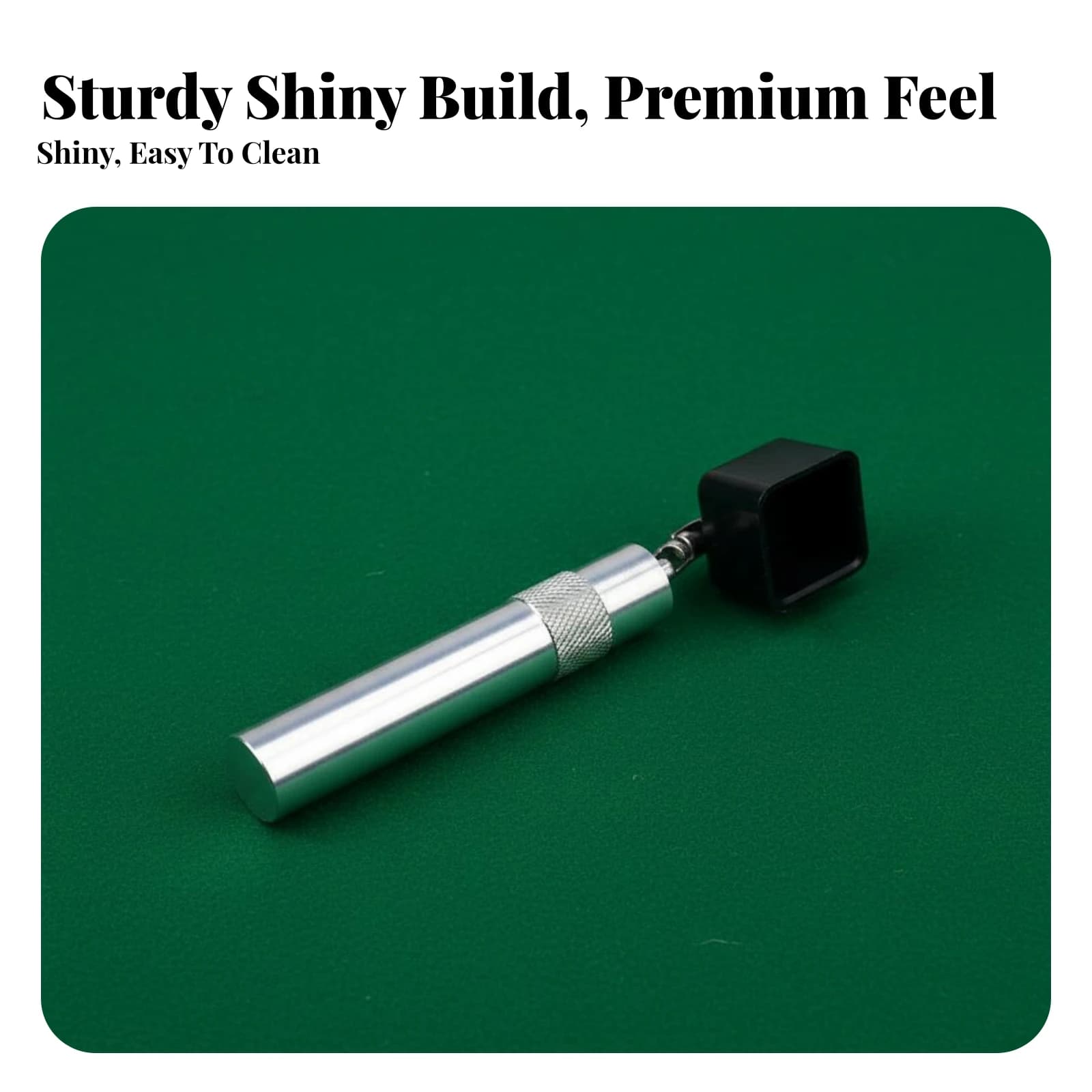 Billiard Cue Tip Scuffer Aerator with Chalk Holder 3-in-1 Multifunctional Repair Tool for Pool Stick Maintenance