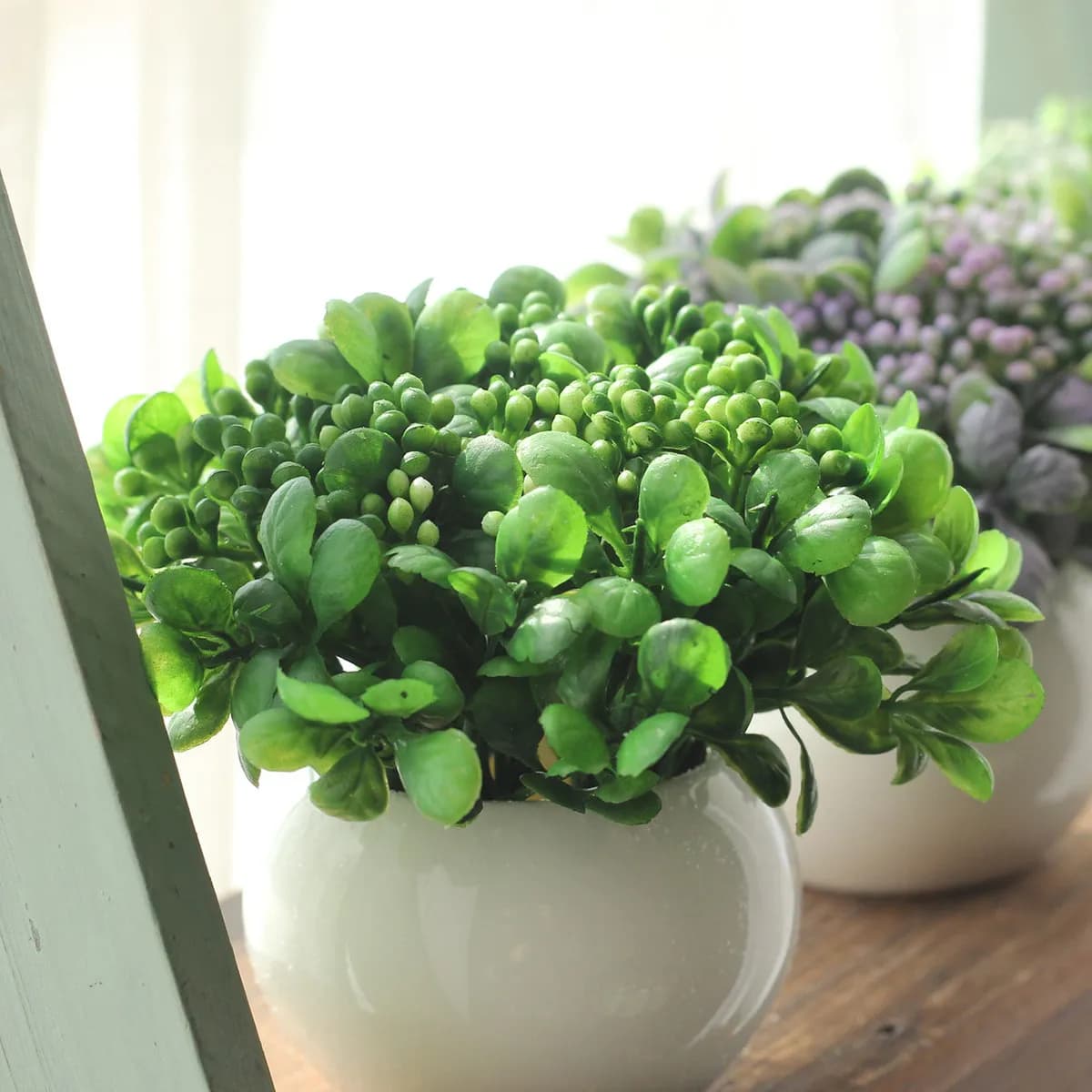 Artificial Lifelike Mini Berries Simulation Decorative Fruit Plants Green Realistic Fake Decorative Berries for Home Kitchen