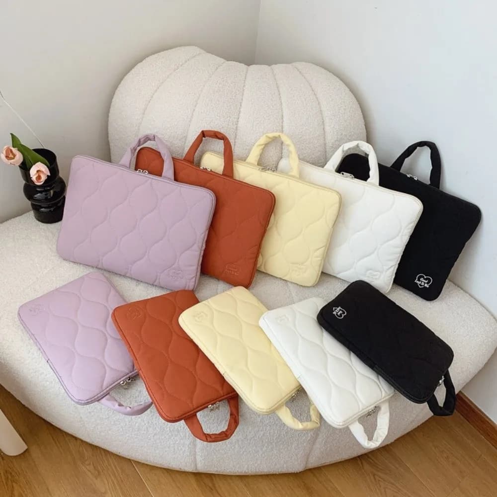 Custodia per laptop Custodia per laptop stile maniglia Borsa per computer portatile dolce Borse per laptop semplici e leggere da ufficio