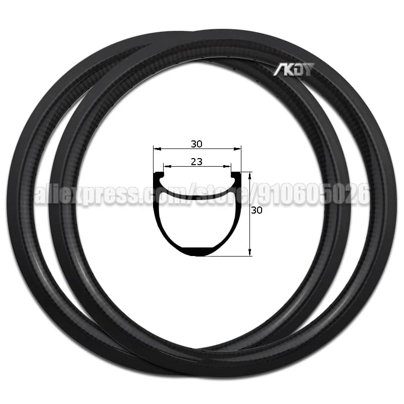 BMX OS 20 pollici 451 cerchi per bicicletta 30mm cerchio freno a disco copertoncino ruota in carbonio bicicletta 451 20 cerchi per Freestyle