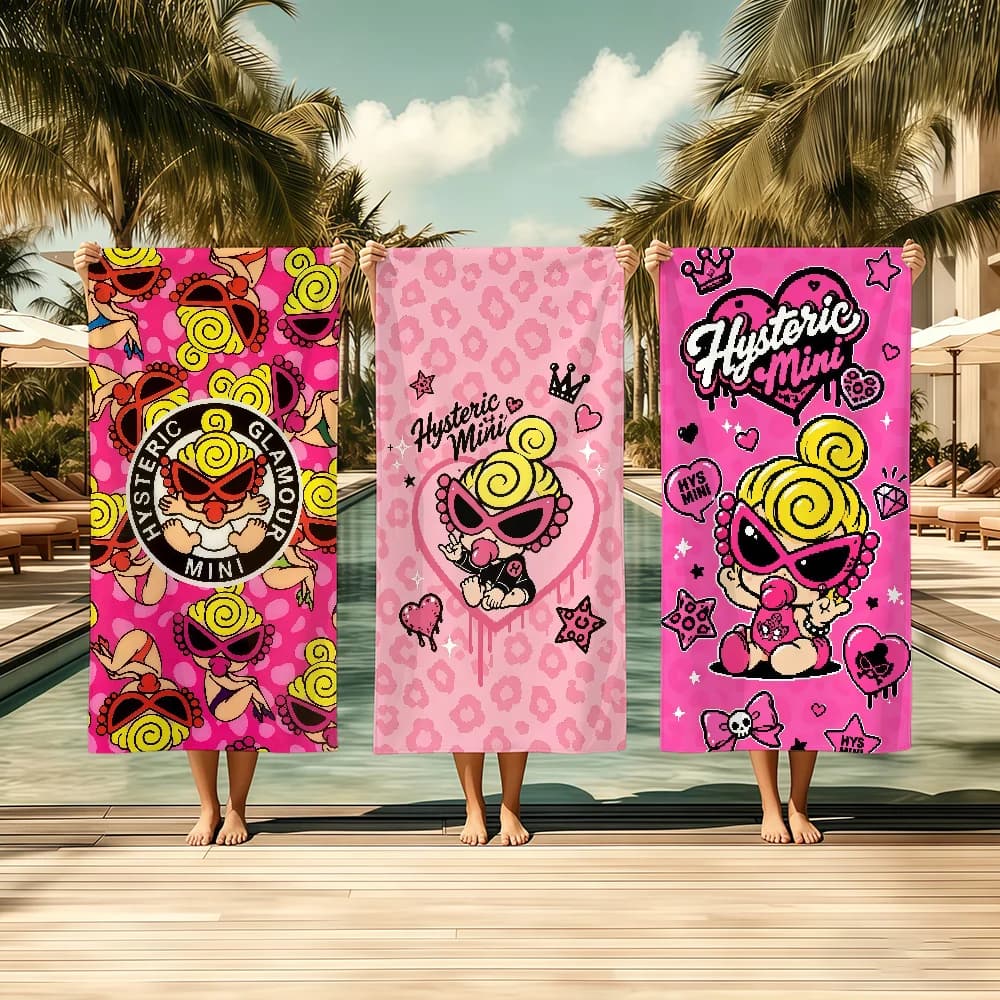 Accappatoio in Tessuto H-Hysteric Brand M-Mini-S, Asciugatura Rapida, Leggero e Portatile per Spiaggia, Campeggio, Piscina e Viaggi