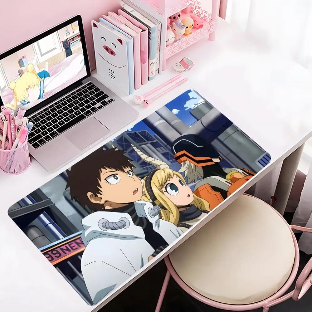 Tappetino per mouse anime C-classroom per H-heroes, grande, da gaming, con bordi rinforzati, spesso, per tastiera e scrivania