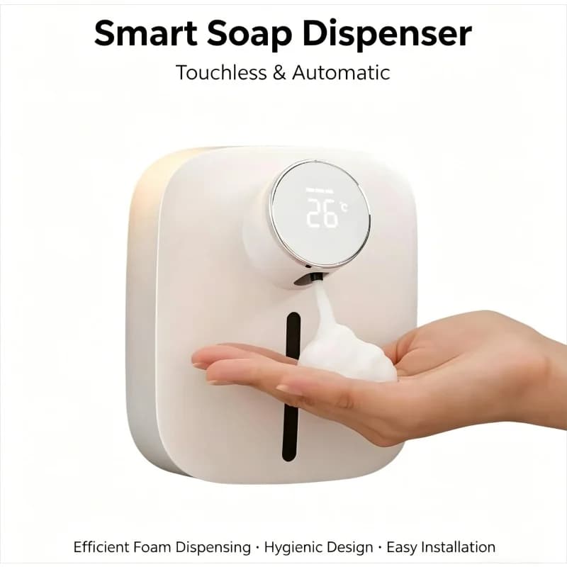 Nuovo Modello di Dispenser di Sapone Intelligente a Induzione per Lavaggio Telefoni Cellulari, Ricarica USB, Impermeabile, Montaggio a Parete, Accessori per il Bagno