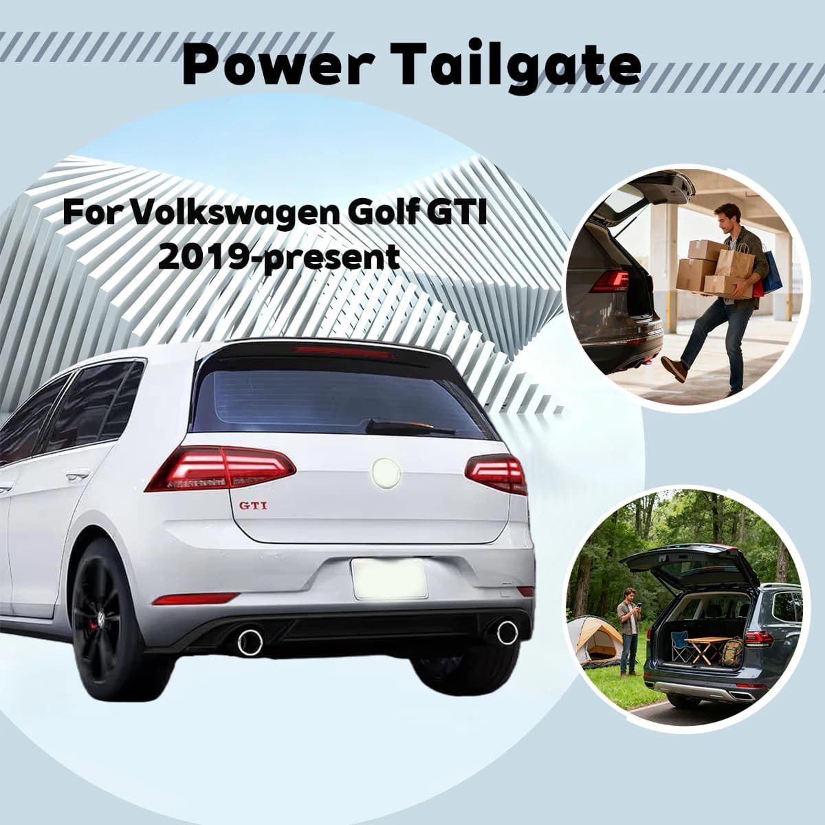 Per Volkswagen VW Golf 8 GTI 2019-presente Sollevamento Automatico Elettrico Portellone Blocco Modulo Sistema di Chiusura Power liftgate Smart