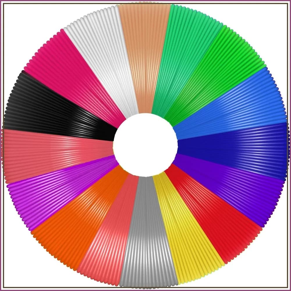16 Colors 3D Pen Filament Refills, 320ft Total, 1.75mm PLA, 20ft Each, Perfect for Art Projects