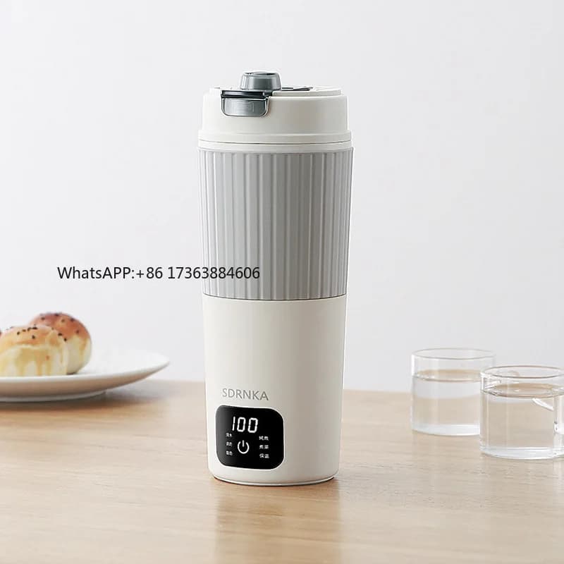 Bollitore Elettrico Portatile da 650ml, Tazza Termica da Viaggio, Teiera Intelligente con Regolazione della Temperatura, Tazza Riscaldante 220V