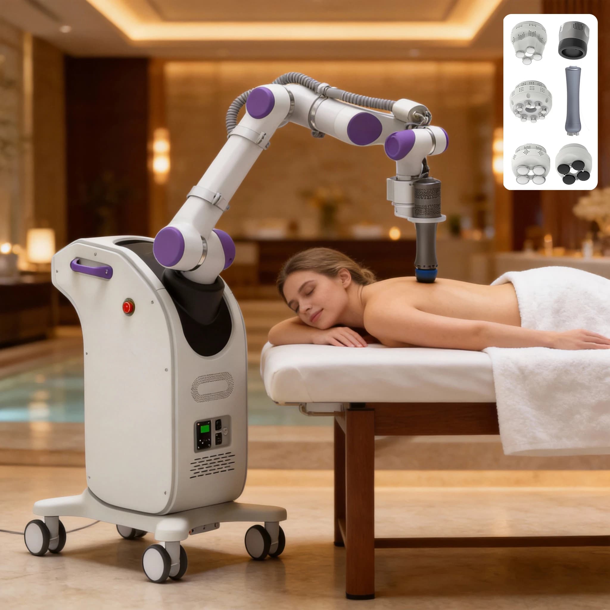 Deyee Massage Machine Intelligent AI Physical Therapy Body Massager Plug-In Smart Health Product