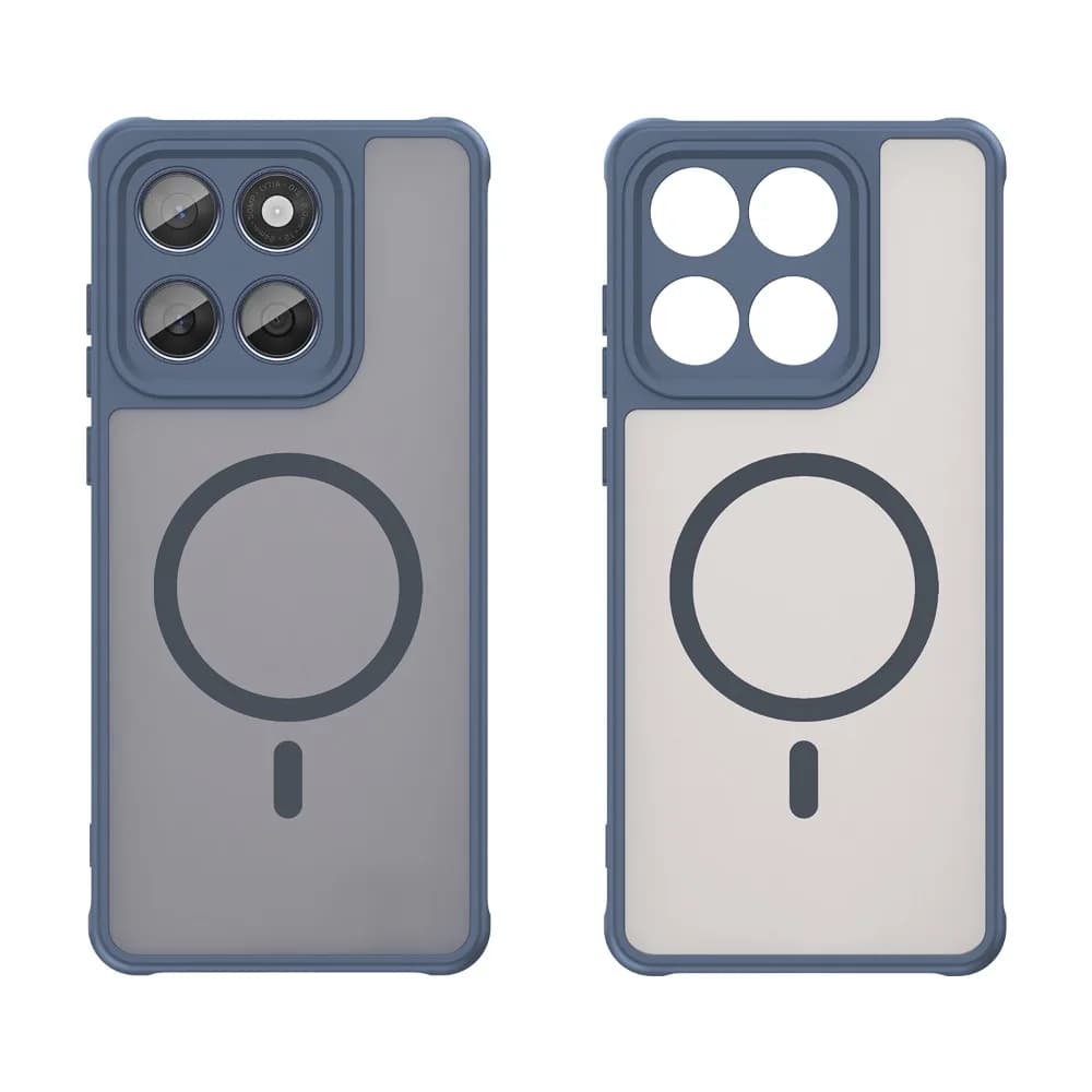 Custodia per Motorola Edge 60 Pro/Fusion/Neo Moto Edge 50 Neo Edge 60S, Cover Posteriore Antiurto con Ricarica Wireless Magnetica