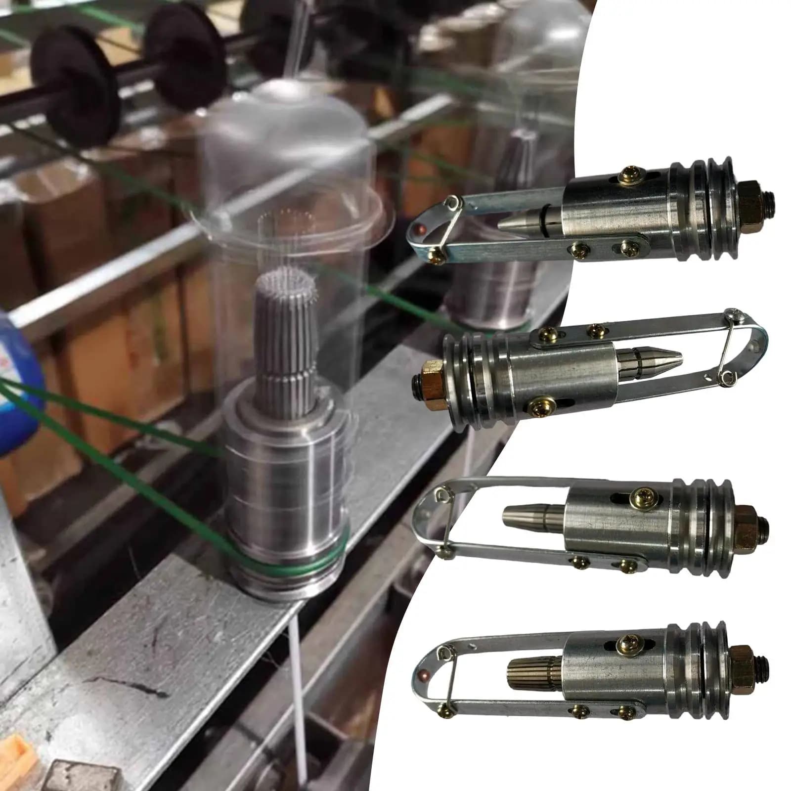 Accessorio per macchina per maglieria: Gancio per uncinetto in metallo resistente per cordoncini per maschere 12mm 8mm