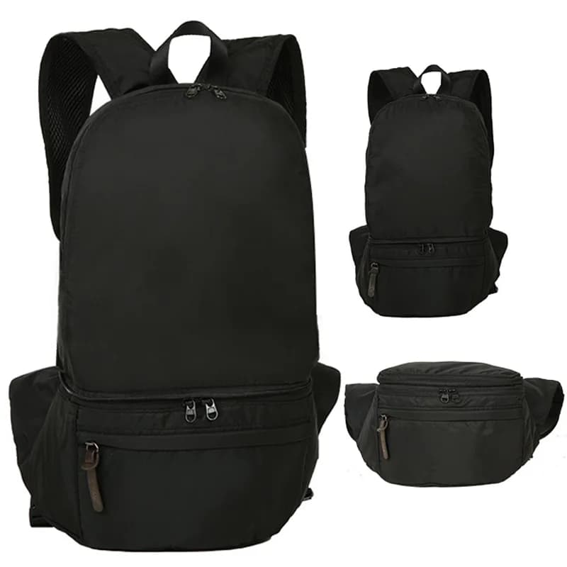 Zaino leggero borsa pieghevole marsupio campeggio pieghevole ultraleggero sport all'aria aperta escursionismo borsa da viaggio escursionismo borsa da arrampicata