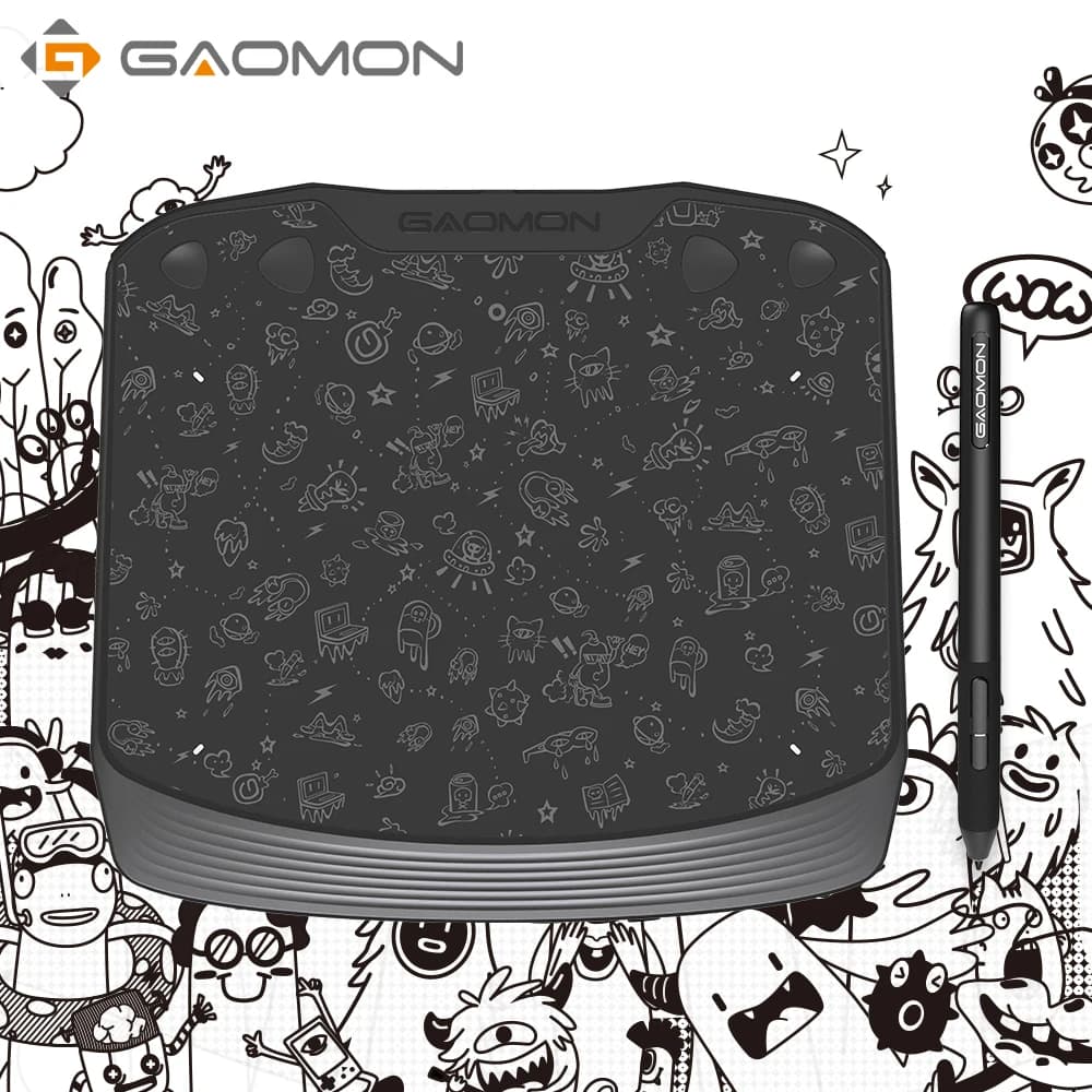 Tavoletta grafica GAOMON S830 tavoletta digitale di animazione da 8 pollici per la scrittura della pittura, Pad di gioco OSU supportato dal sistema operativo Android