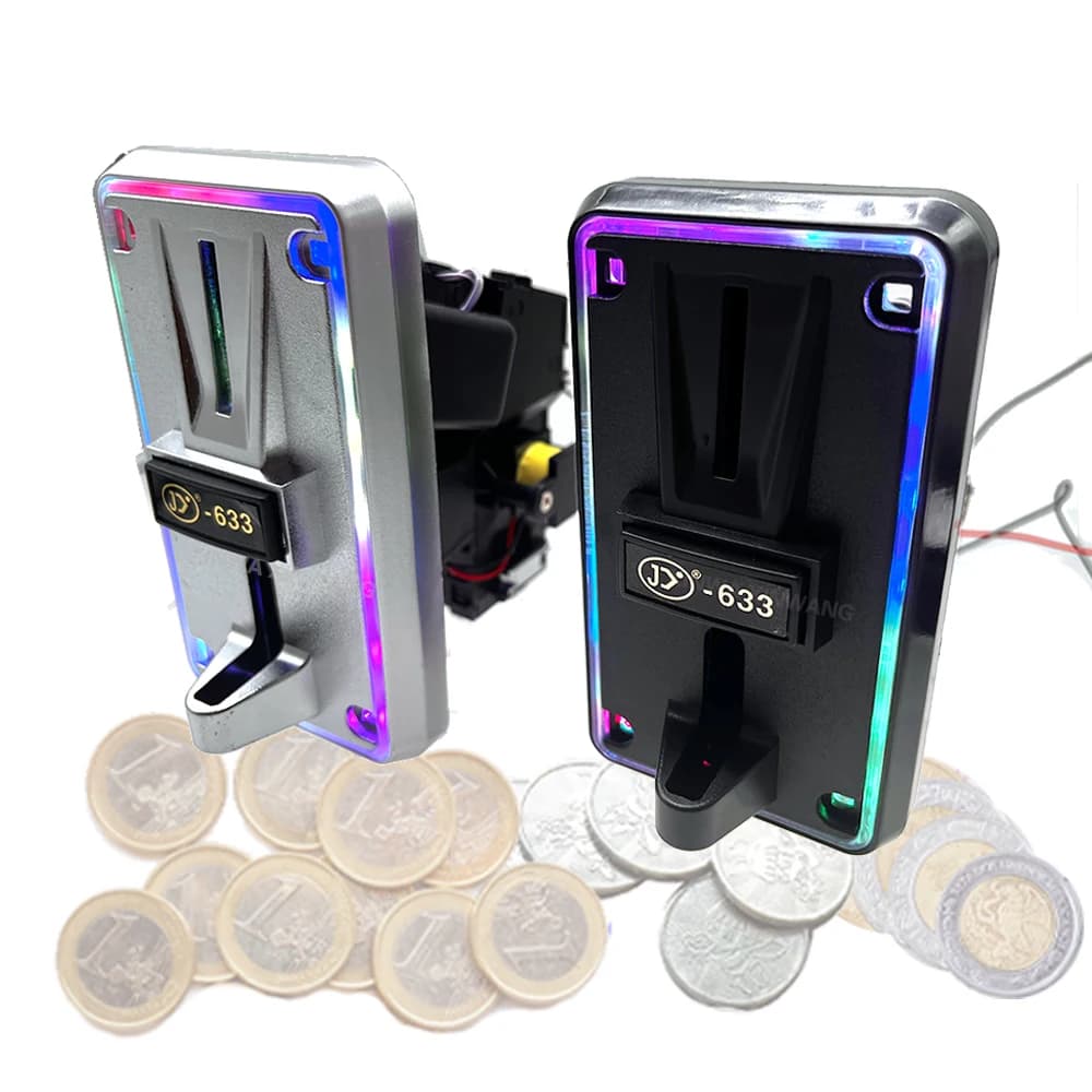 Multi-Currency Coin Acceptor LED Coin Selector 6-Channel Wallet For Credit Validation Arcade Game Claw Vending Machine