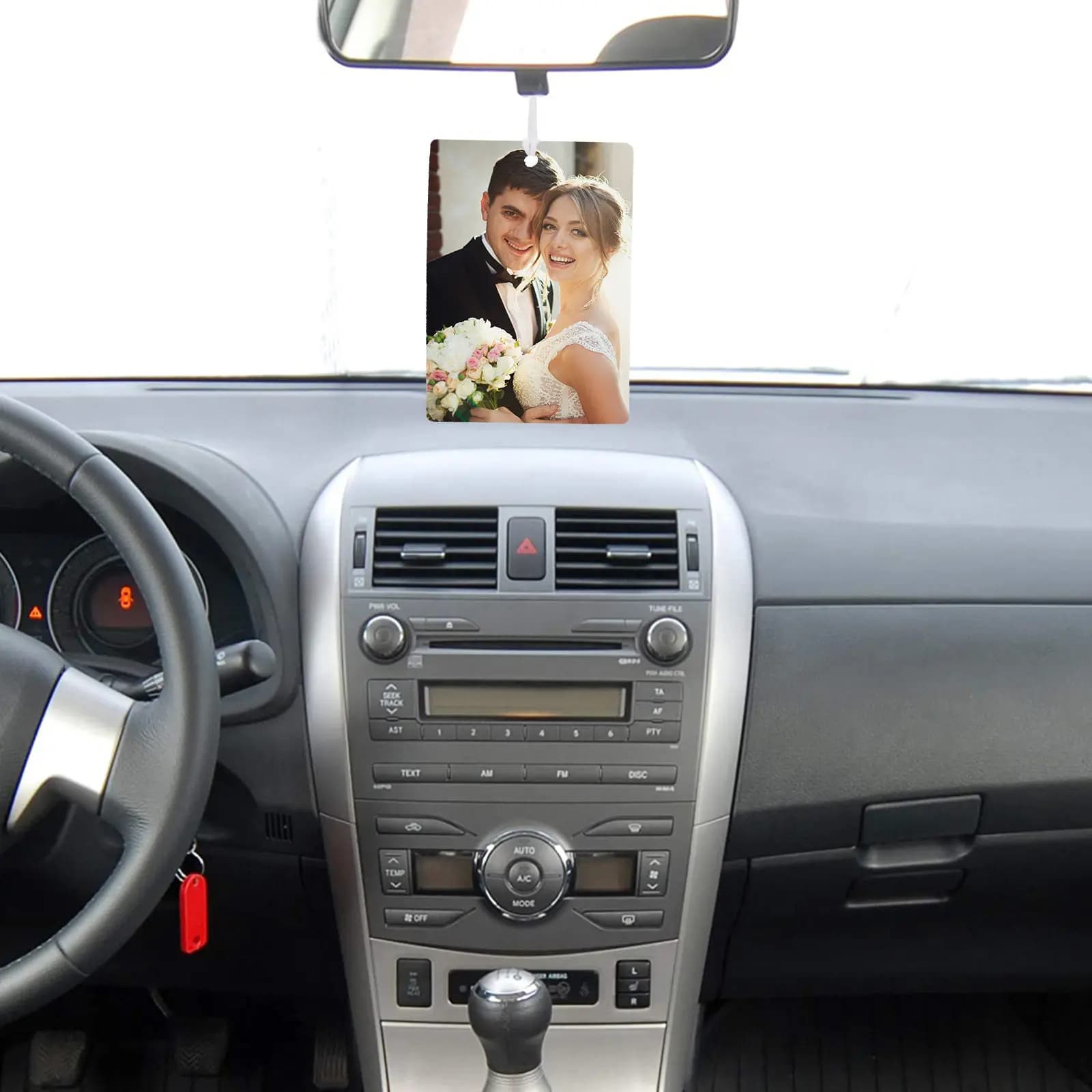 Set di 1 Deodorante per Auto in Feltro Personalizzabile, Fogli Aromatici Sicuri Senza Odori Particolari, Facile Adesione della Fragranza, Lunga Durata
