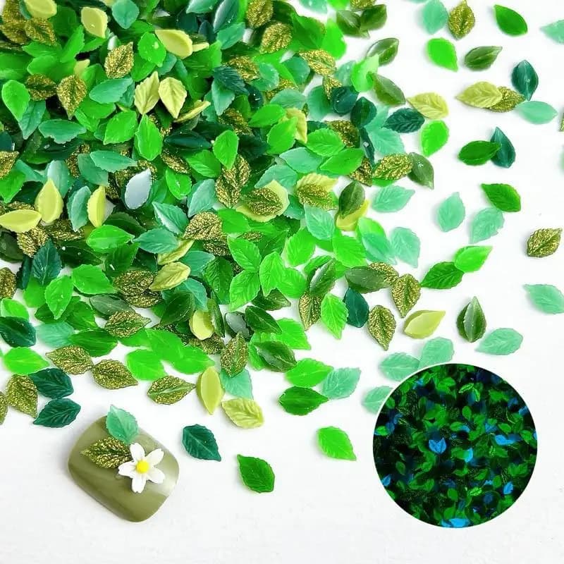 Miniature Leaf Silicone Mold Resin Casting 3D Embossing Small Leaf Jewelry Mold for Handmade Craftwork and Decorations