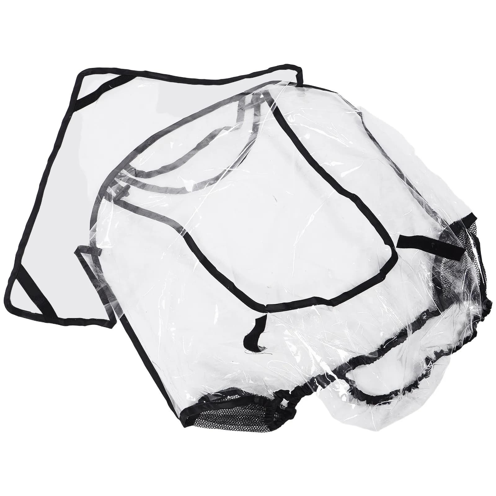 Universal Stroller Rain Cover Eva Lightweight Flexible Crystal Clear Waterproof Baby Pram Rain Protector for Infant Carrier