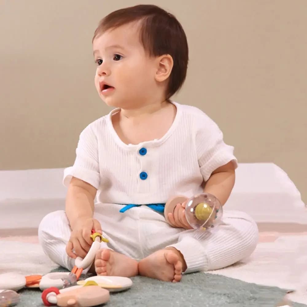 Set da 5/6 Pezzi di Massaggiagengive Creativi in Silicone a Forma di Animale, Design ad Anello Morbido, Antiscivolo, per la Dentizione del Bambino