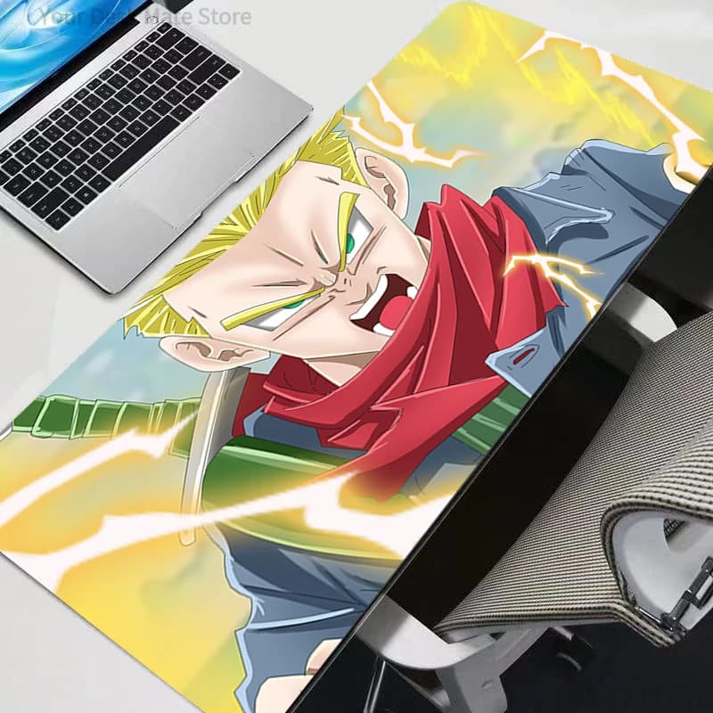 Tappetino per mouse XXL Dragon Ball Z (DBZ) grande, moderno, per gamer, da scrivania, per tastiera, laptop, tappeto da gaming