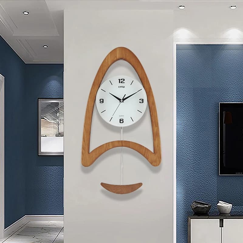 Luxury Wooden Wall Clock Digital Interior Bedroom Modern Design Creative Wall Clock Decorations for the room Horloge Murale di moda
