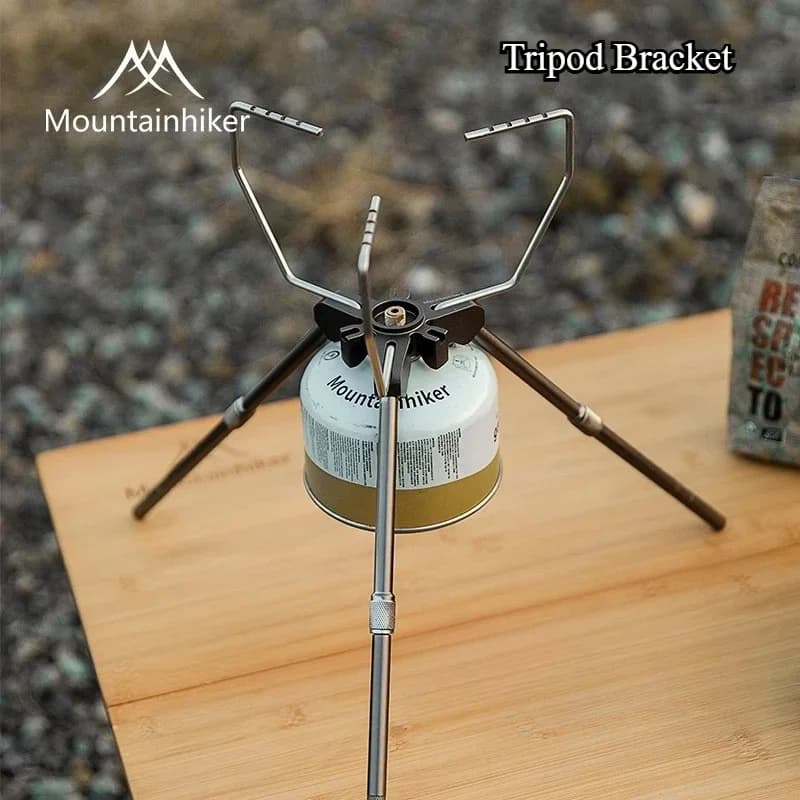 MOUNTAINHIKER Tripod Bracket Camping Multifunctional Stove Extension Bracket, Multifunctional Outdoor Portable Stove Head