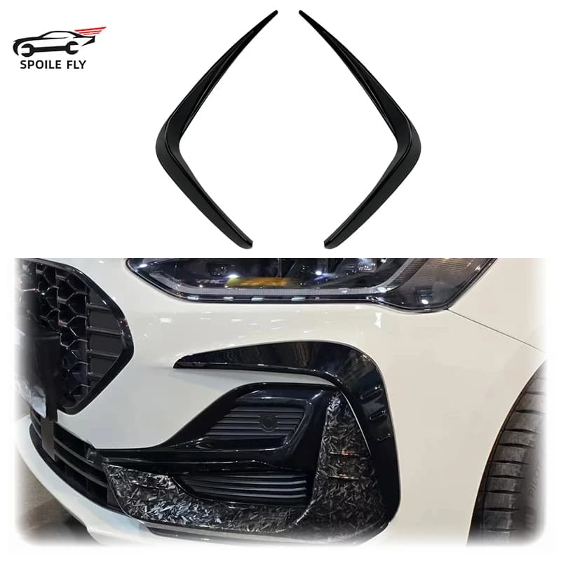 2022 To 2024 For Ford Focus MK4 .5 ST Line Car Front Bumper Canard Spoiler Diffuse Splitter Air Vent Trim Body Kit Tuining ABS