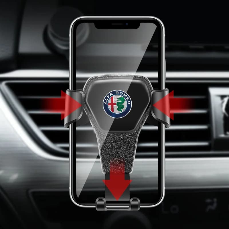 Per Alfa Romeo Giulia Stelvio Giulietta 156 159 147 Mito Tonale Brer Gravity ABS Veicolo GPS Supporto per telefono cellulare Accessori auto