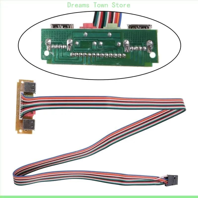 HX6A CHASSIS CHASSIS USB Front Pannello Microfono e prese auricolari Porta 6