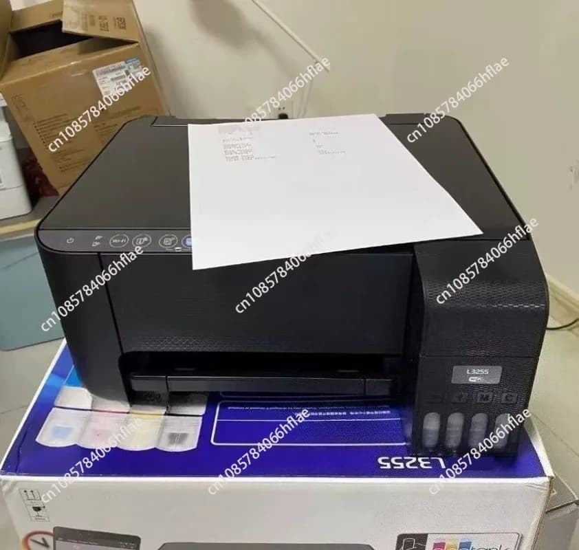 L3258 4-Color Automatic Sublimation Flatbed Inkjet Printer Wireless Digital Plate Paper Printing Machine