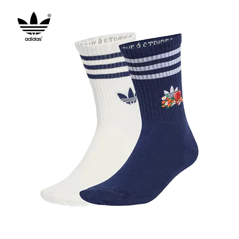 Calzini Unisex adidas per Giovani e Adulti | Calzini sportivi traspiranti e confortevoli per corsa, allenamento e uso casual, 2 paia JC8634