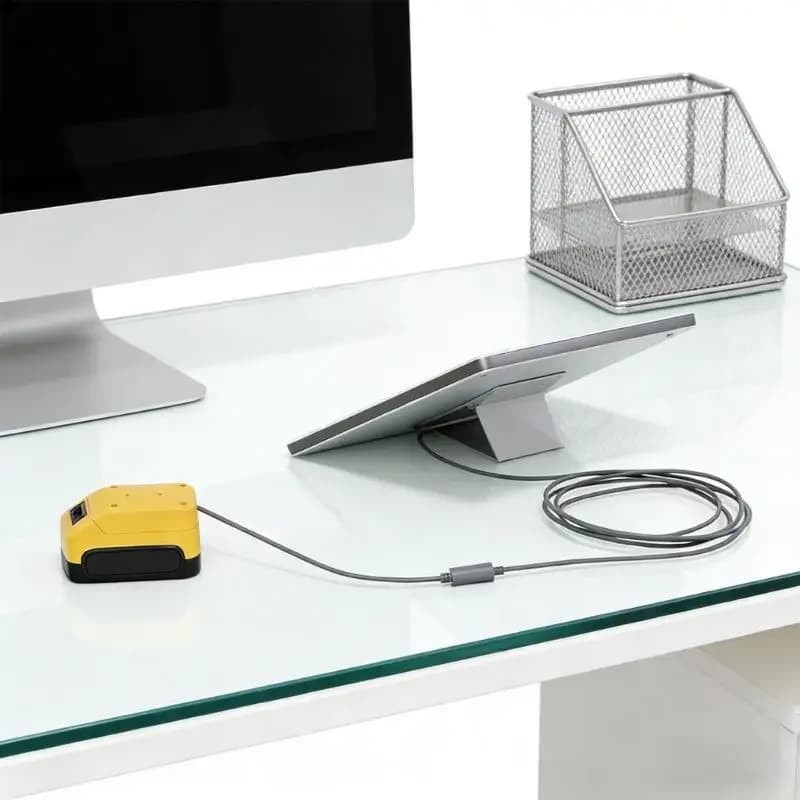 B03F Compact Travel Friendly Battery Adapter For Power Tool Battery Pack Works for Batteries Stability Connection Use
