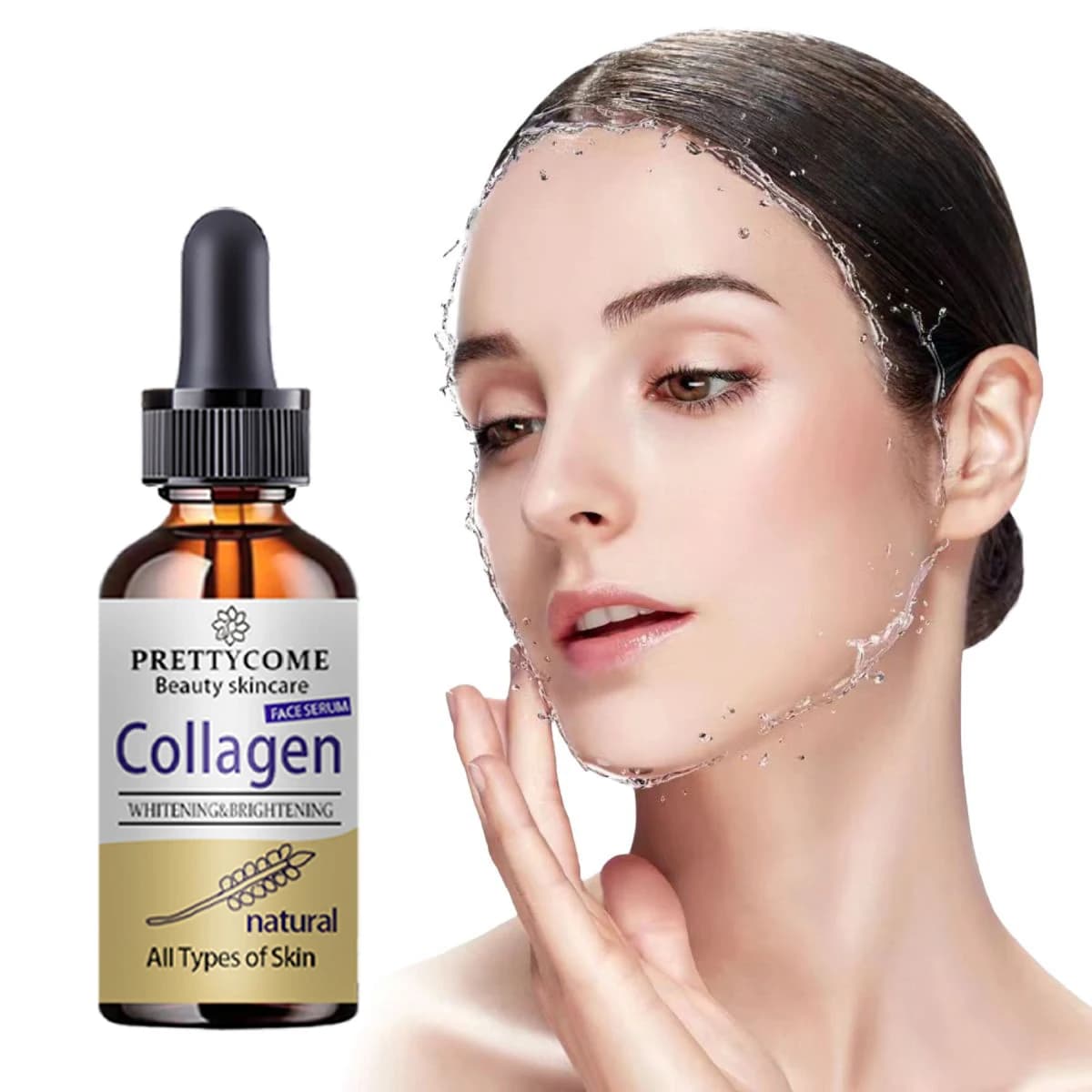 Essenza viso al collagene riparazione profonda idratante acido ialuronico sbiadisce le linee sottili cura del viso