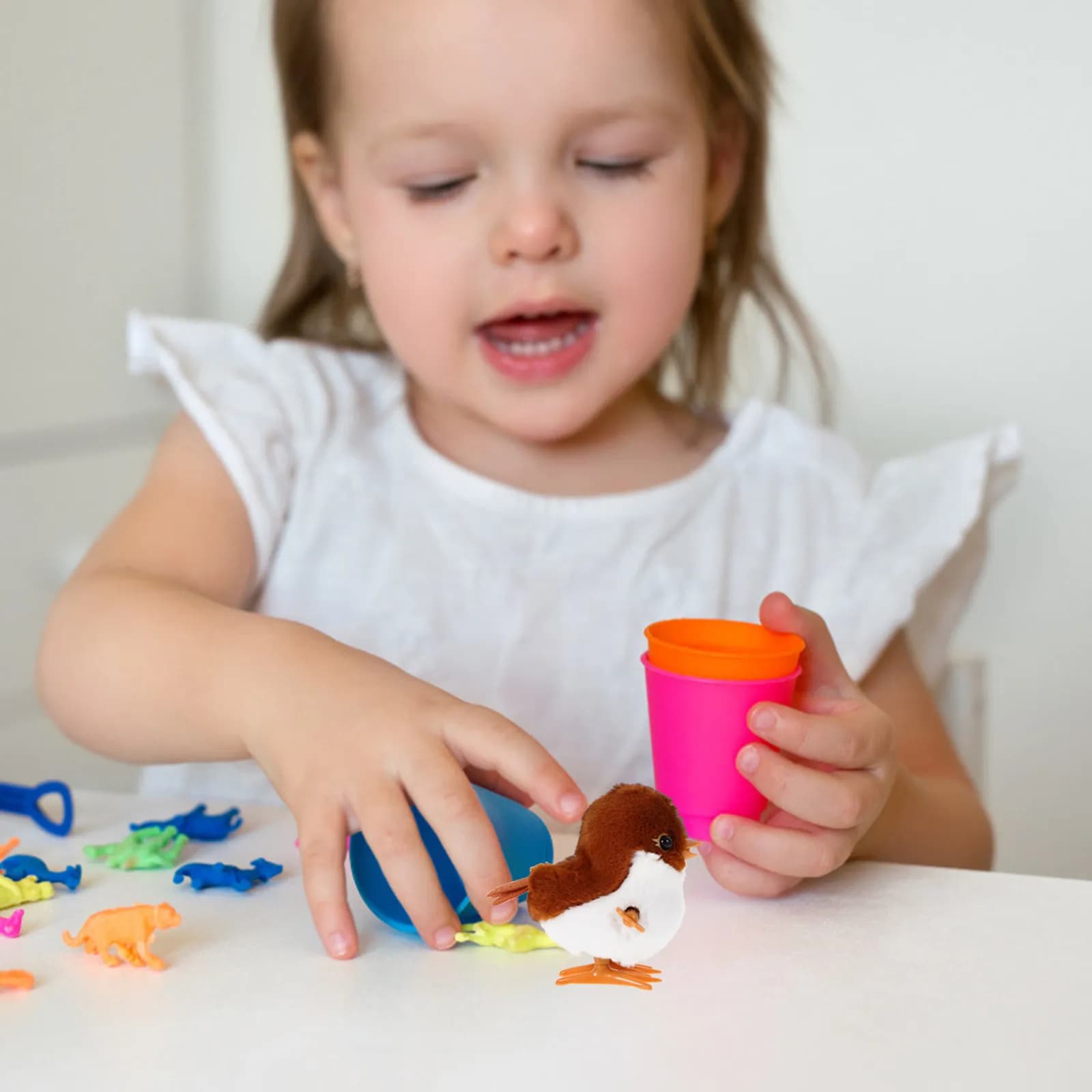 Gabbiano Saltellante a Molla, Giocattolo Educativo per Bambini, Regalo Divertente, Giocattoli a Molla, Giocattoli a Forma di Uccello per Bambini