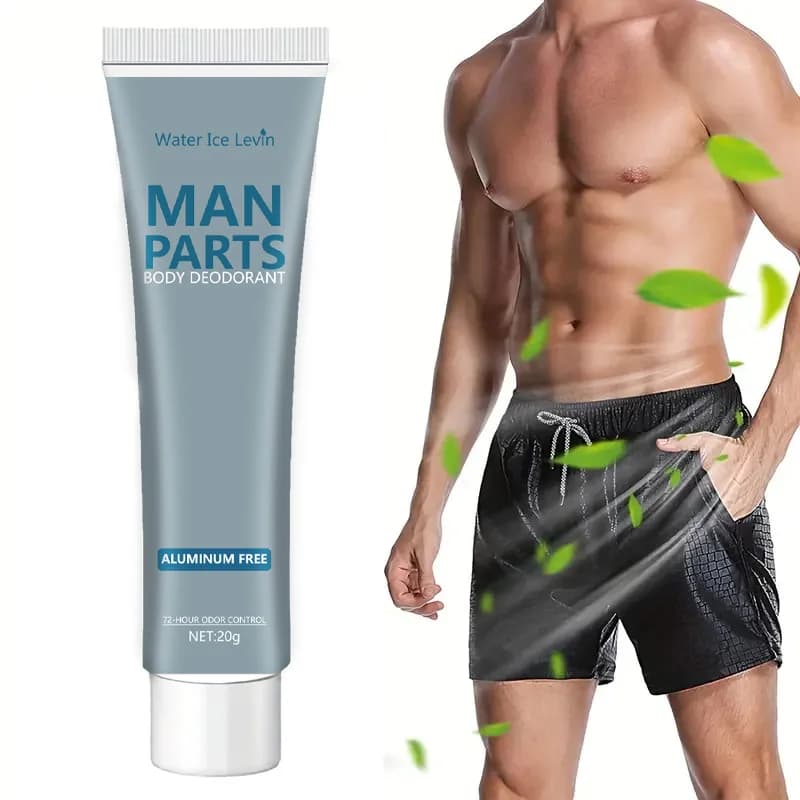 Crema profumata privata da uomo per parti intime e deodorante detergente per ascelle e crema per il trattamento della fragranza del corpo