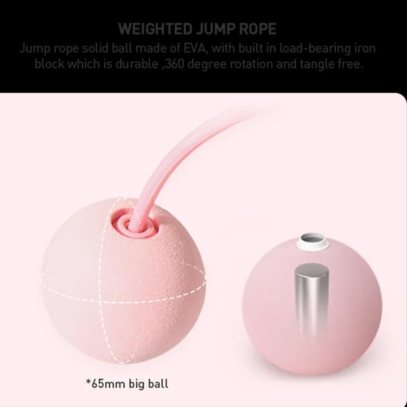-Horse for Fitness Jumping Rope Weightless Jumping Corda for Adjustable Wireless Jumping