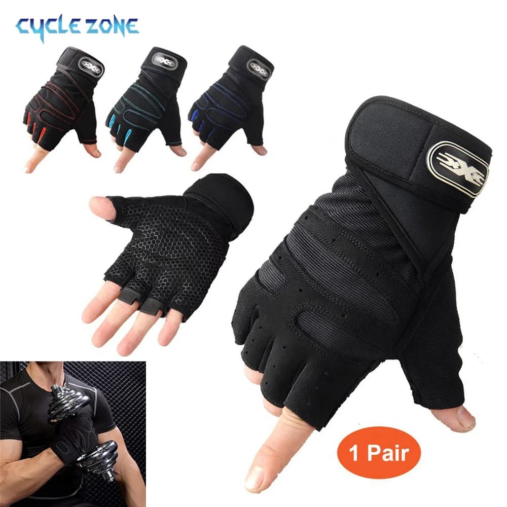 Fitness Gloves for Men and Women Fitness Gloves Wrist Support Wrist Support Training Gloves for Breathable Anti-slip Exercises