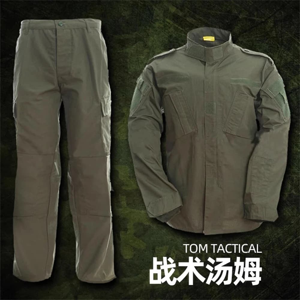Tactical Tom ACU Edition RG Ranger Green Military Fans, PMC, Combat Style, Training, Outdoor Sports, Hiking, Climbing Suit