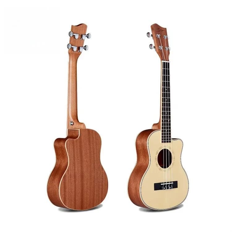 Ukelele Solid Spruce 26inch Tenor for Kid Ukulele Guitar