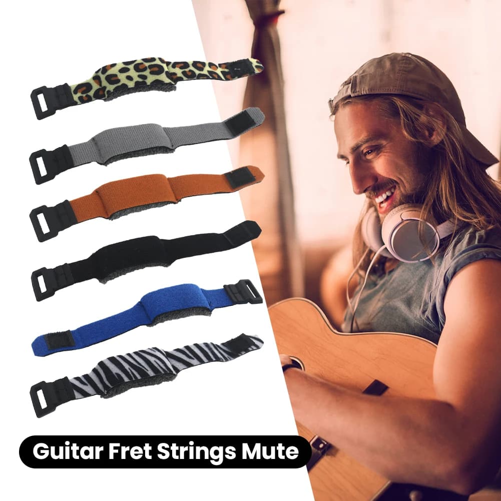 Mute per Corde di Chitarra Facili da Usare, Accessori per Strumenti a Corda per Basso, Ukulele, Chitarra - Silenziatori e Fascette Antirumore