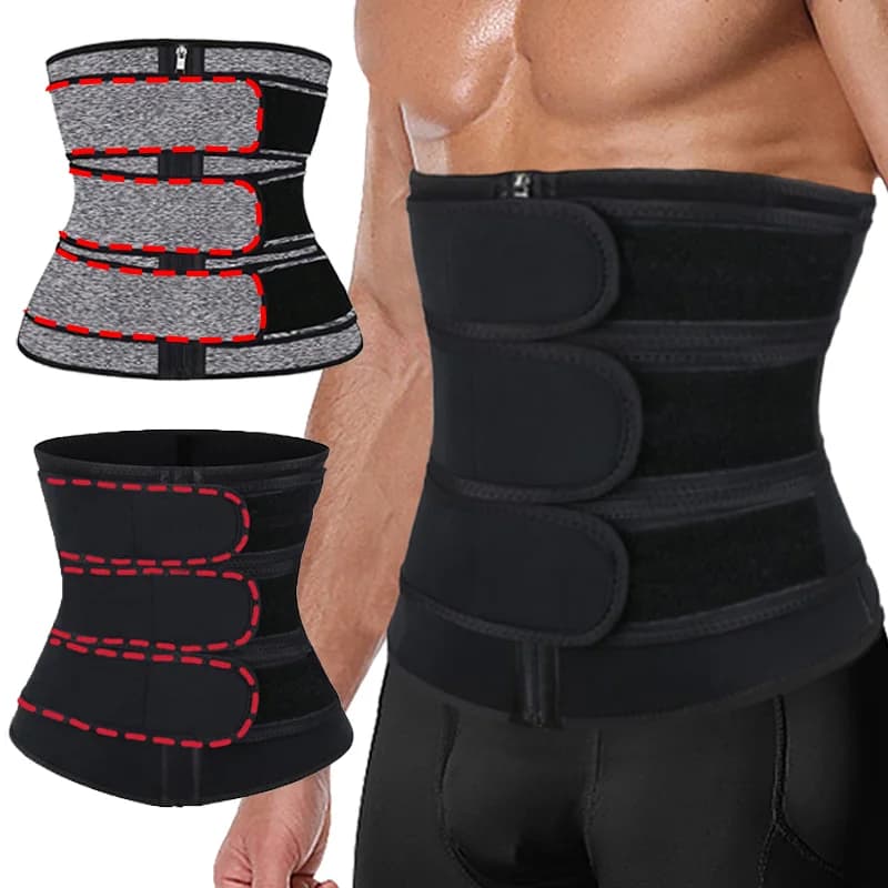 Men's Modeling Corset, Weight Loss Fitness Belt, Sauna, Sweat, Sports Compression, Body Modeller, Weight Loss Fitness Guaina