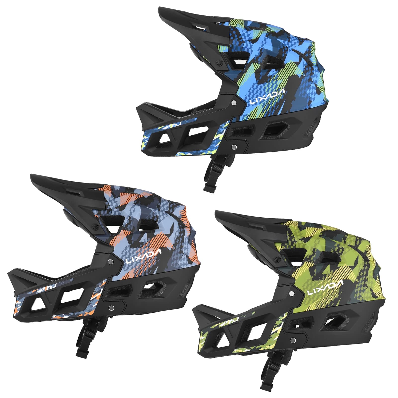 Integral Adult Helmet Cycling Helmet Integral Bike Helmet for Outdoor Mountain Bike Off Road Racing Speed Drop
