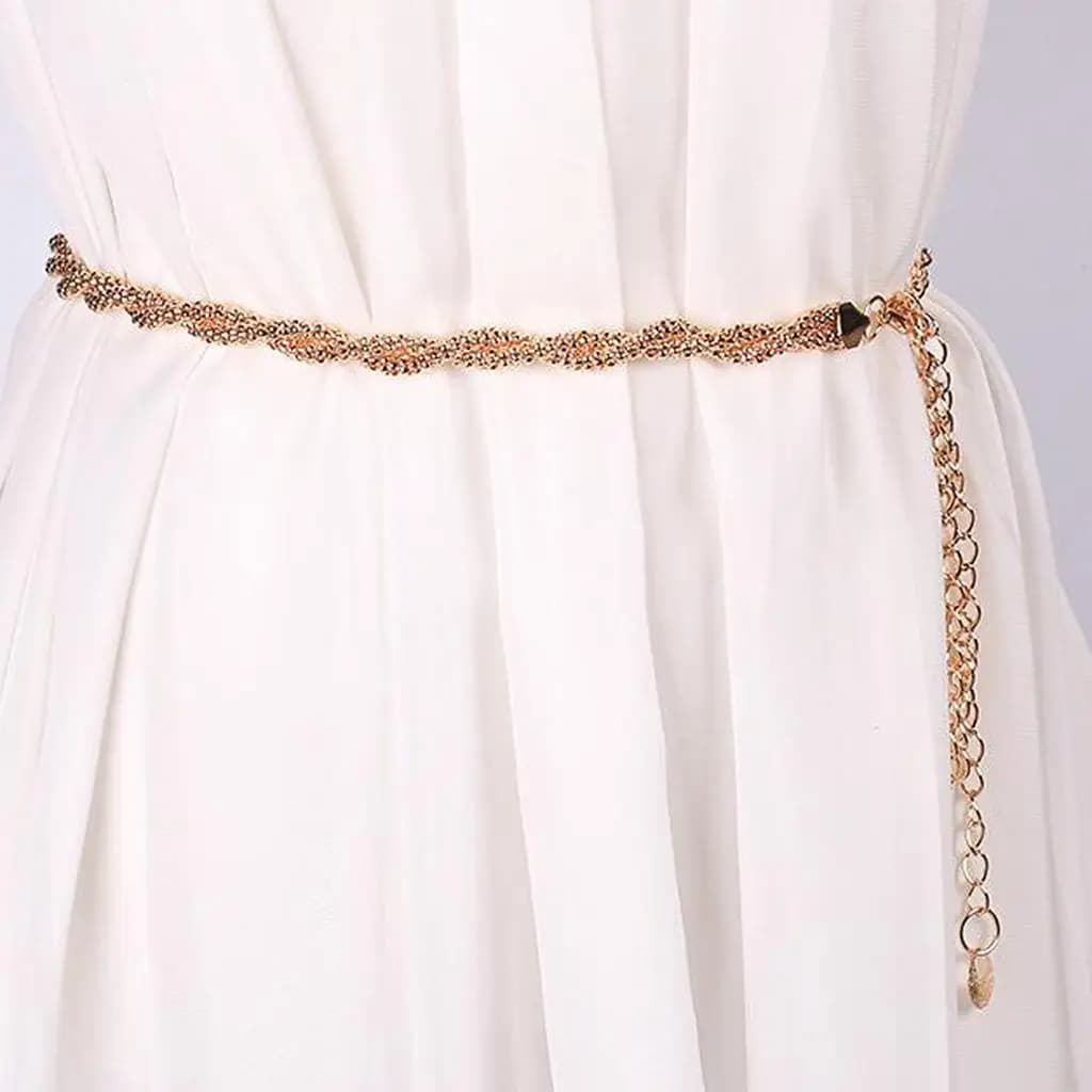 Cintura da donna con strass Cintura in vita dorata Cintura da sposa Cintura da sposa