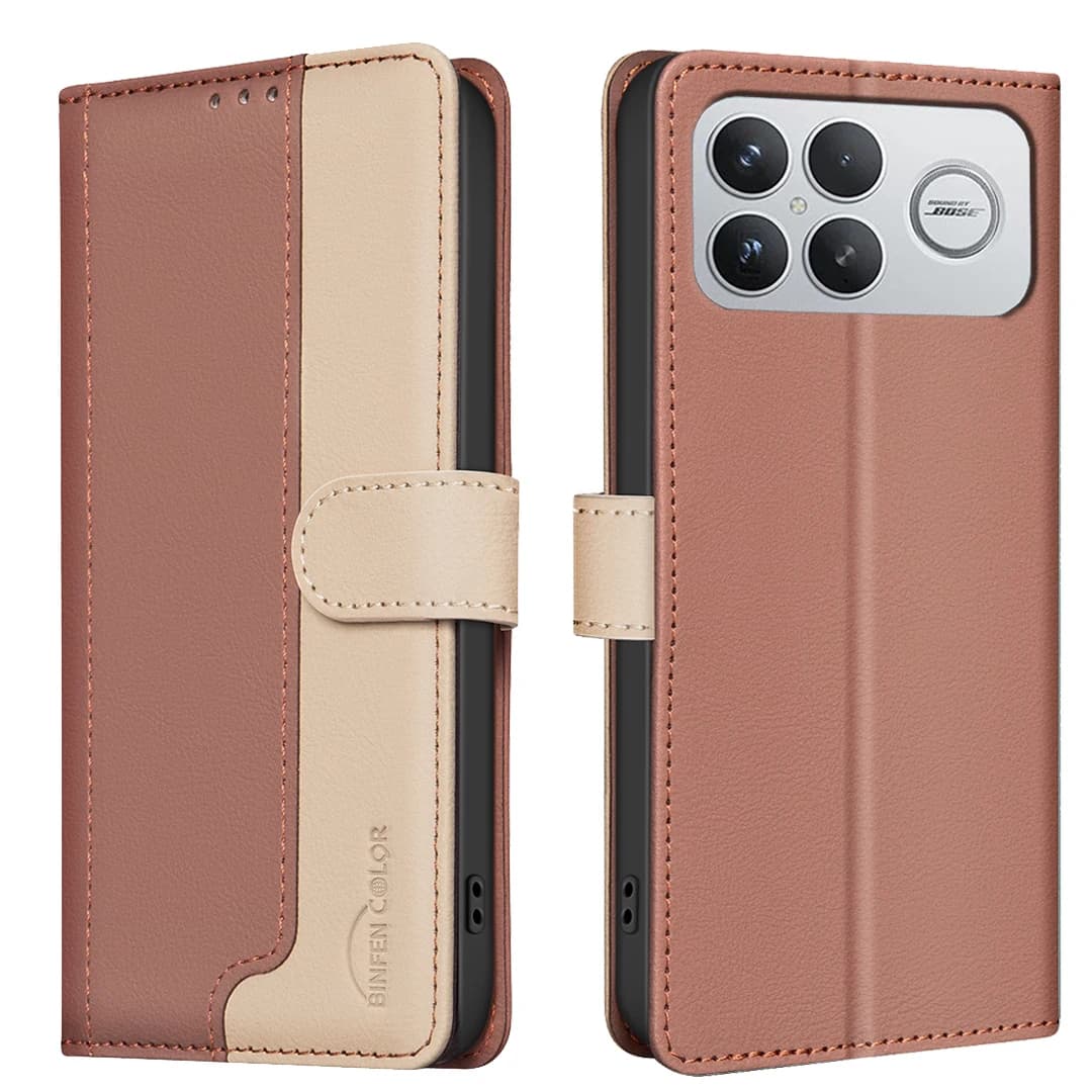 Solt Wallet Phone Case for Xiaomi POCO F8 Ultra M7 F7 C85 C75 C55 Pocket Case with Slim Clamp