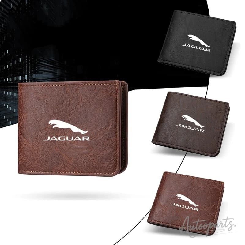 Leather Moto Car Driver License Bag Credit Card Document Wallet For Jaguar XF XJ XE XK S-Type F-Type X-Type F-Pace I-Pace E-Pace