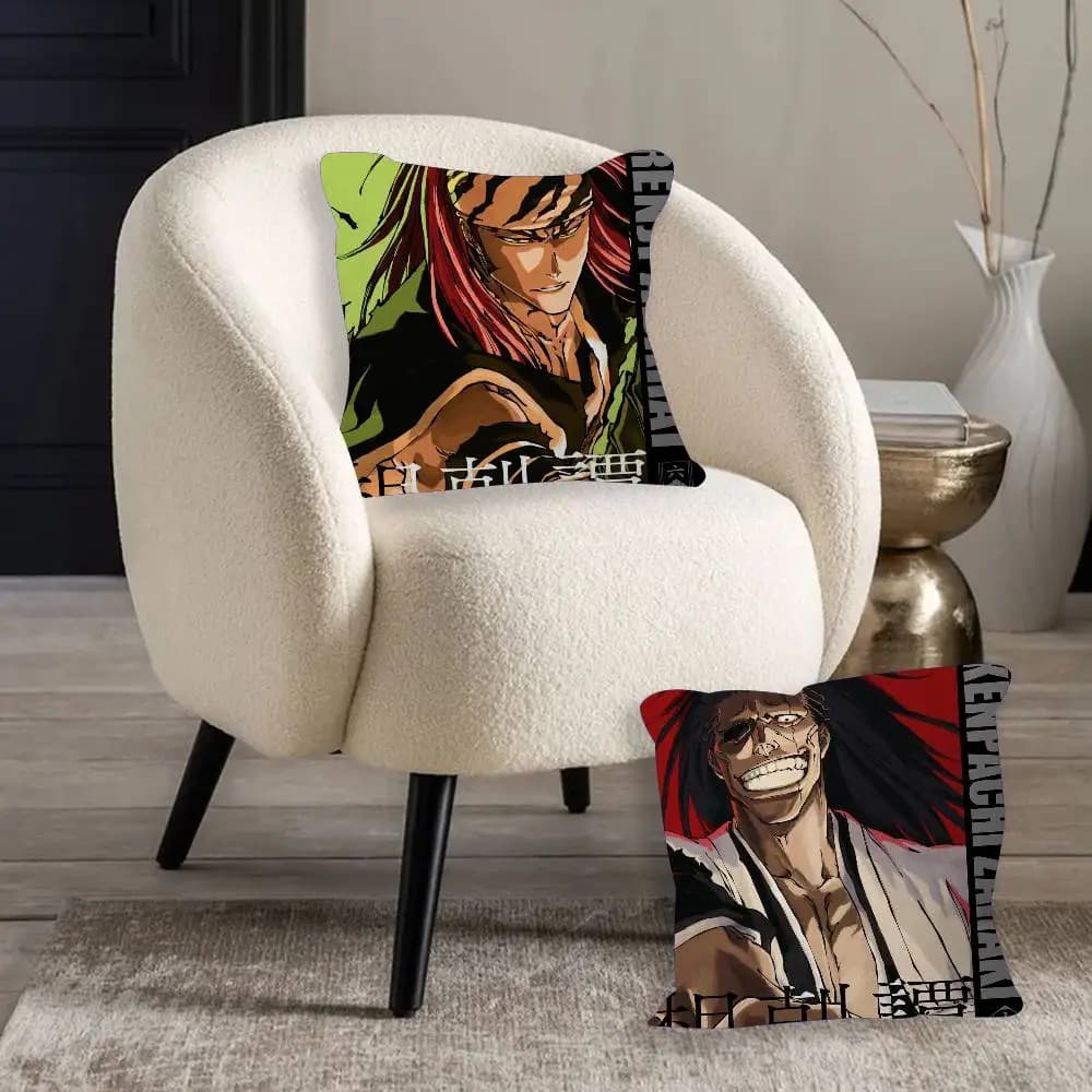 1PC Anime Figure Bleach Copricuscino per auto, federa per cuscino per divano, regalo di Natale