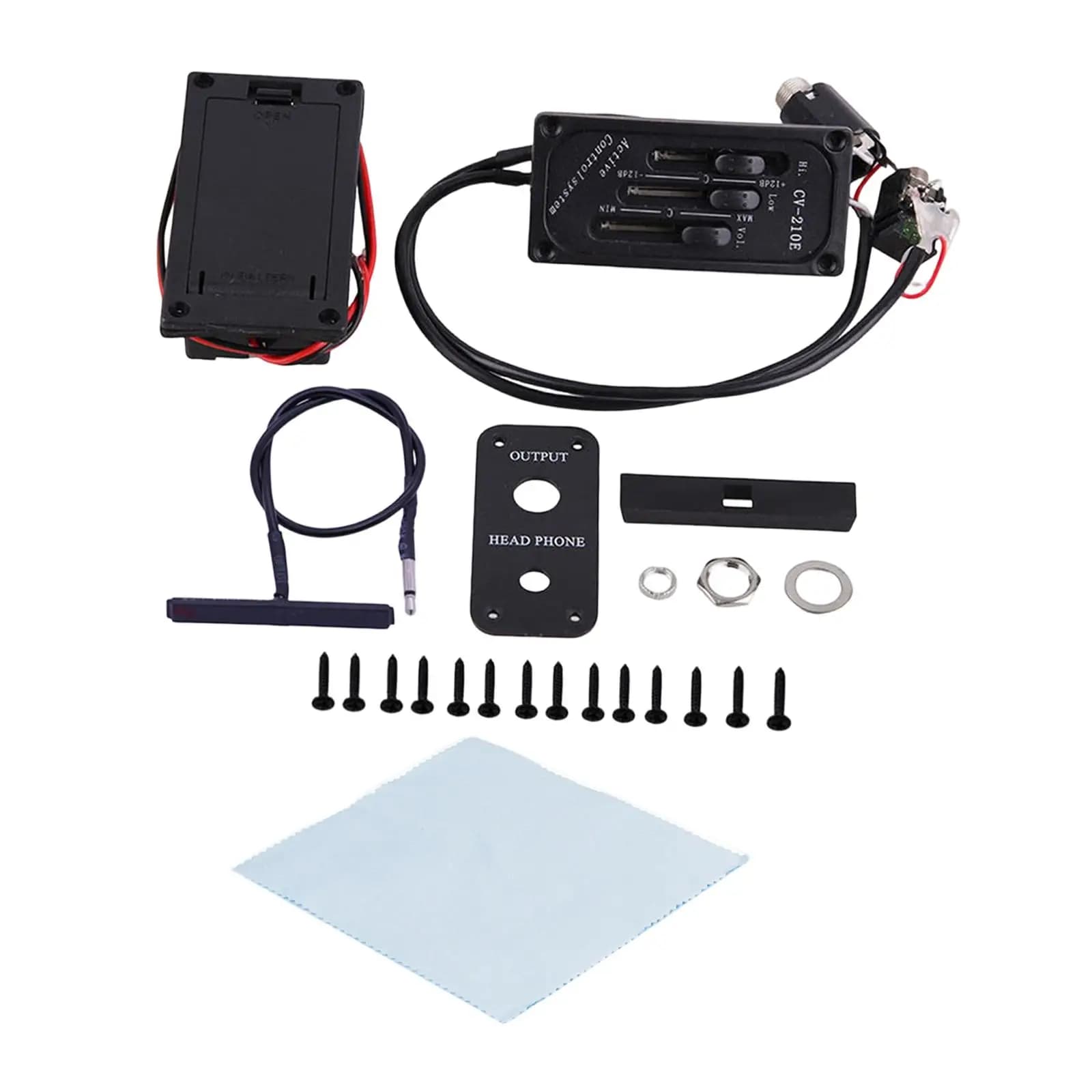 Violin Pickup Good Sound CV-210E,EQ Equalizer,Musical Instrument Accessories,Microphone Pick up for Violin Electric Guitars Harp
